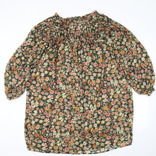 Nutmeg Womens Multicoloured Floral  Fit & Flare  Size 12