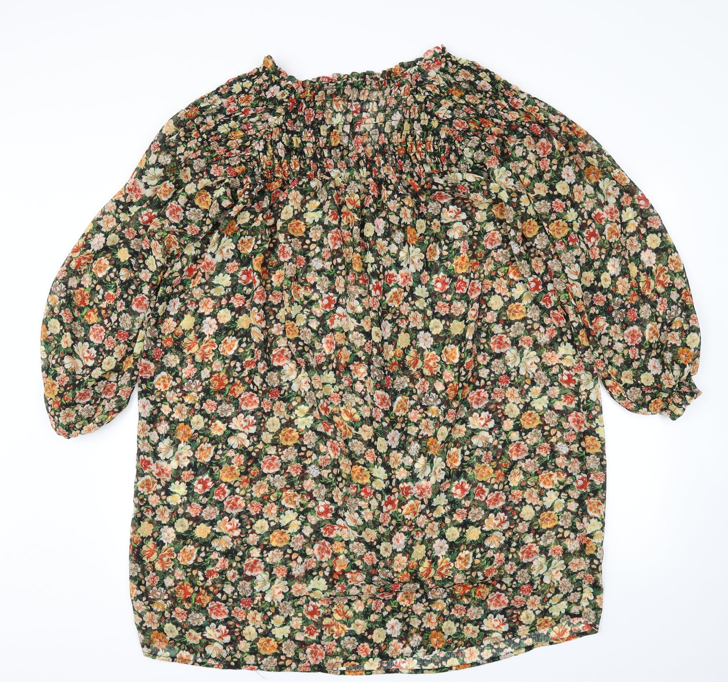 Nutmeg Womens Multicoloured Floral  Fit & Flare  Size 12