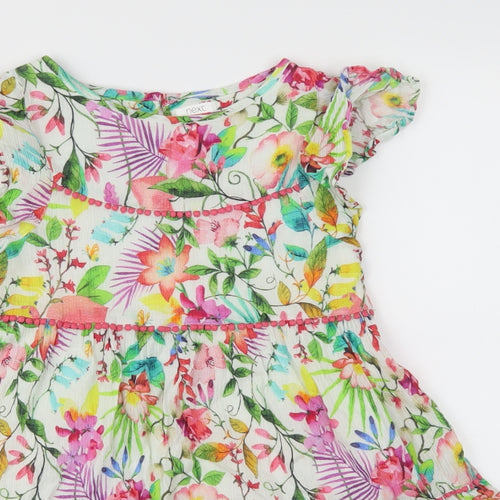 Next  Girls Multicoloured Floral  Fit & Flare  Size 7 Years