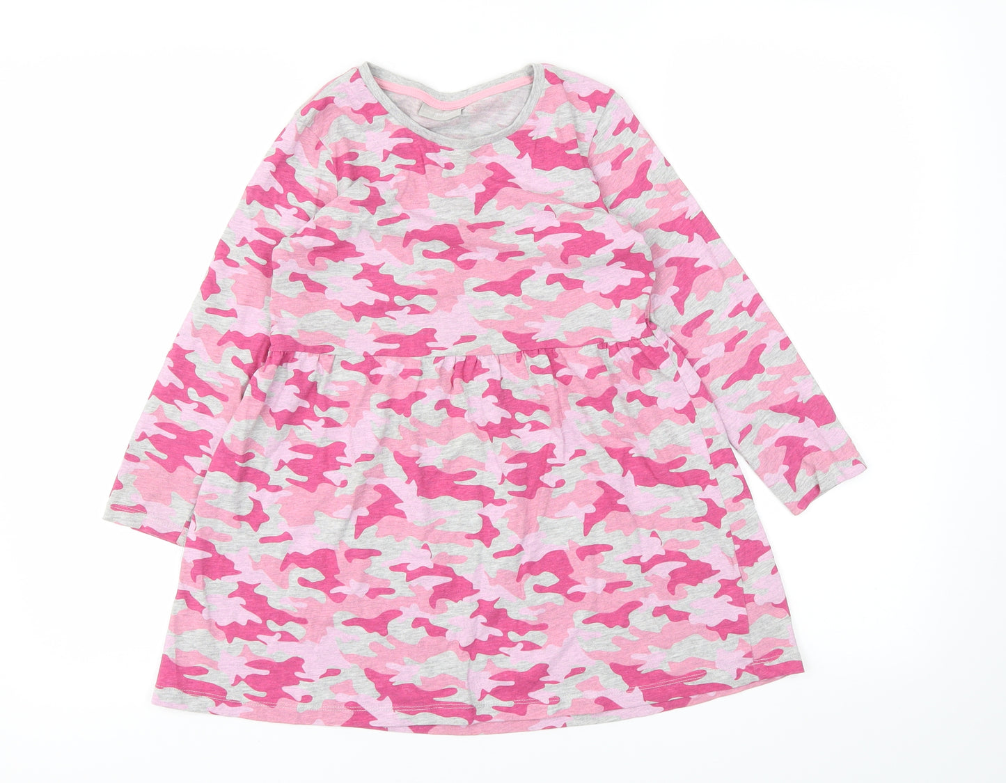 I love girl wear  Girls Pink Camouflage  Fit & Flare  Size 7 Years