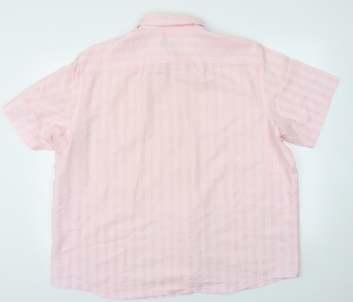 Autograph Mens Pink Striped   T-Shirt Size 2XL