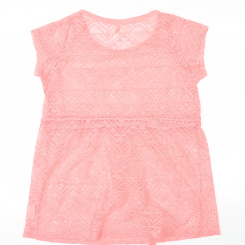 Ocean jean  Womens Pink   Basic T-Shirt Size 14