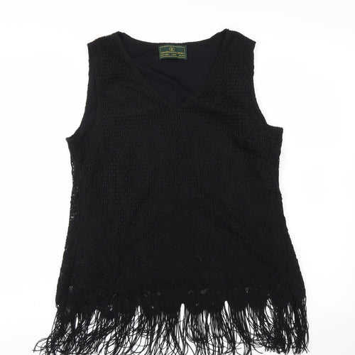 GC Womens Black   Basic T-Shirt Size 14