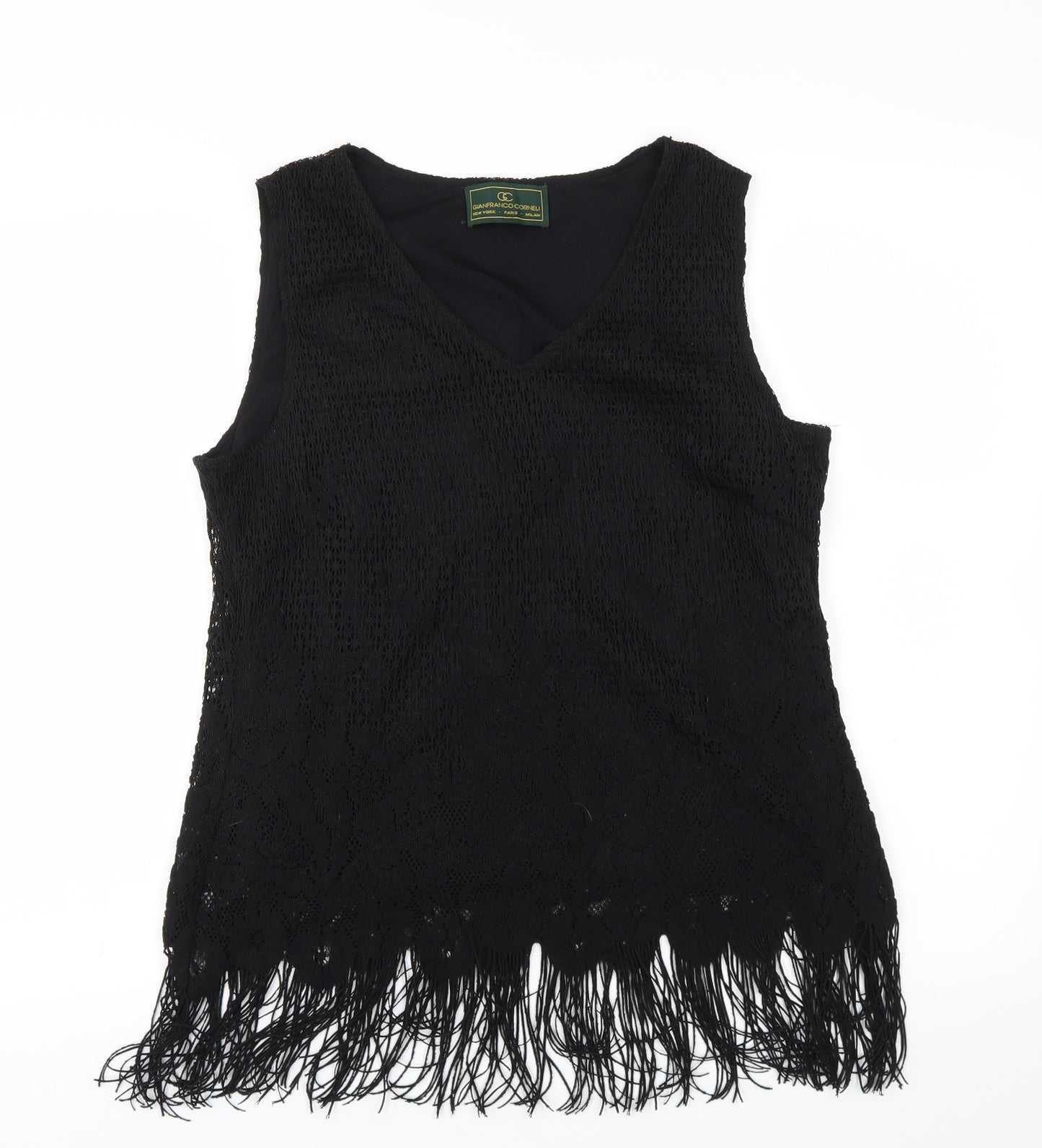 GC Womens Black   Basic T-Shirt Size 14