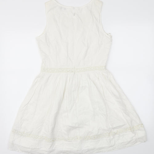 New Look Womens Ivory   Fit & Flare  Size 10