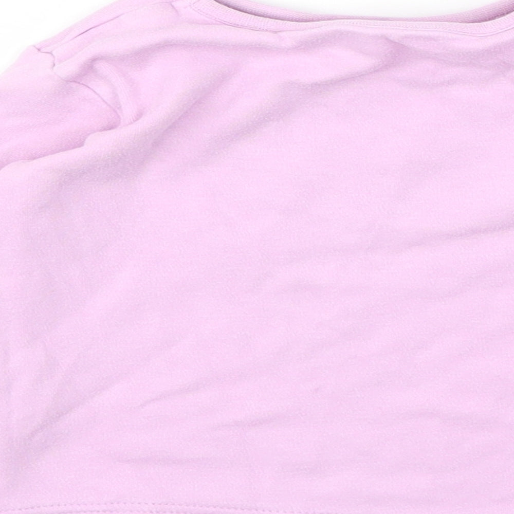 George Girls Purple   Basic T-Shirt Size 18-24 Months