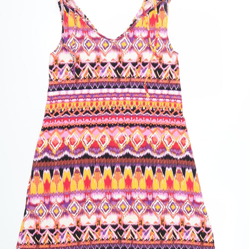 George Womens Multicoloured Argyle/Diamond  Fit & Flare  Size 12