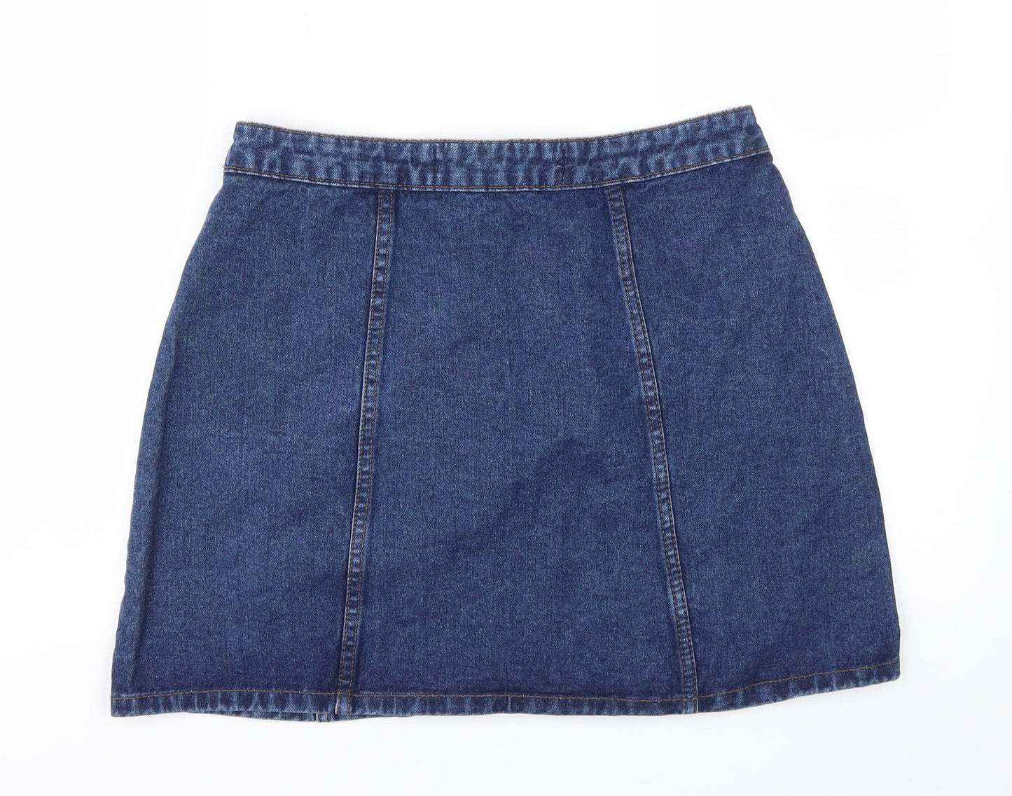 DENIM &CO  Womens Blue   A-Line Skirt Size 12
