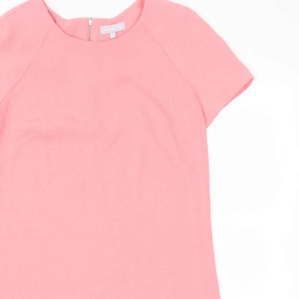 Red Hearing Womens Orange   Fit & Flare  Size 10