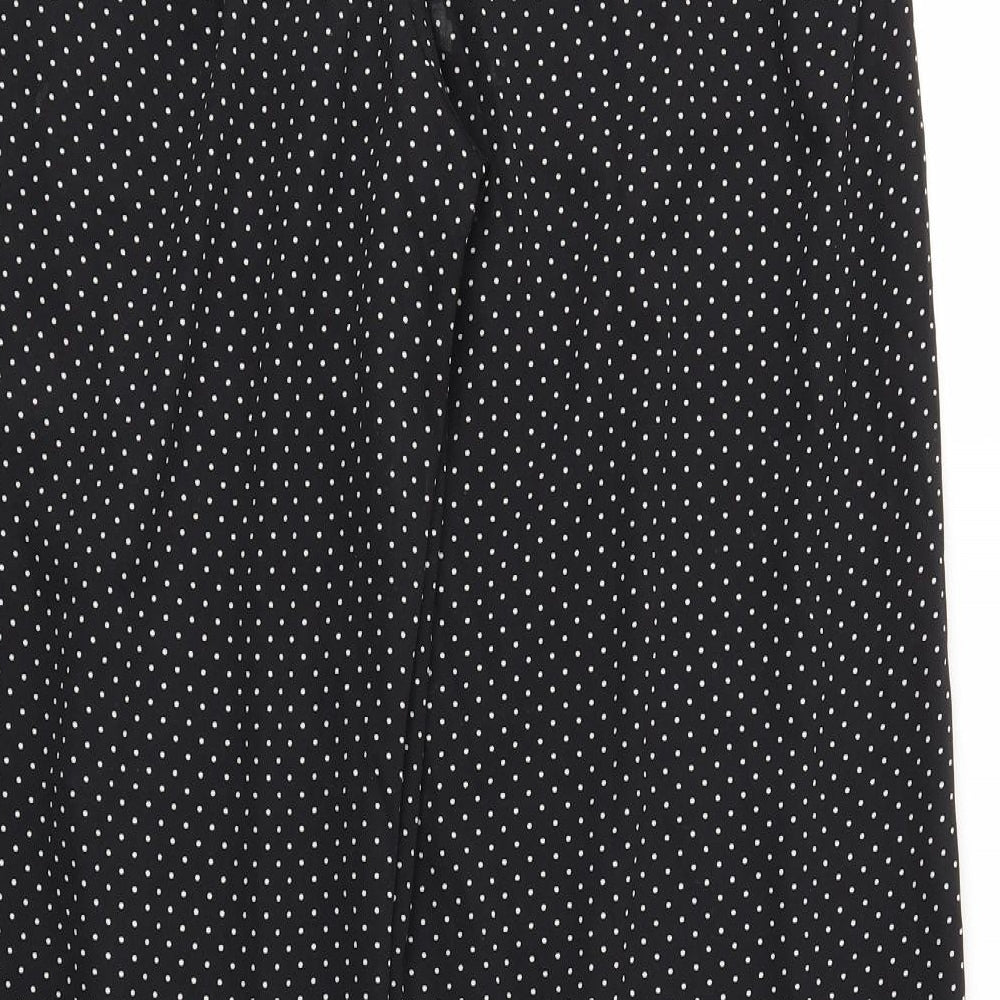 Originals Womens Black Polka Dot  Trousers  Size M L29 in - Stretch waistband