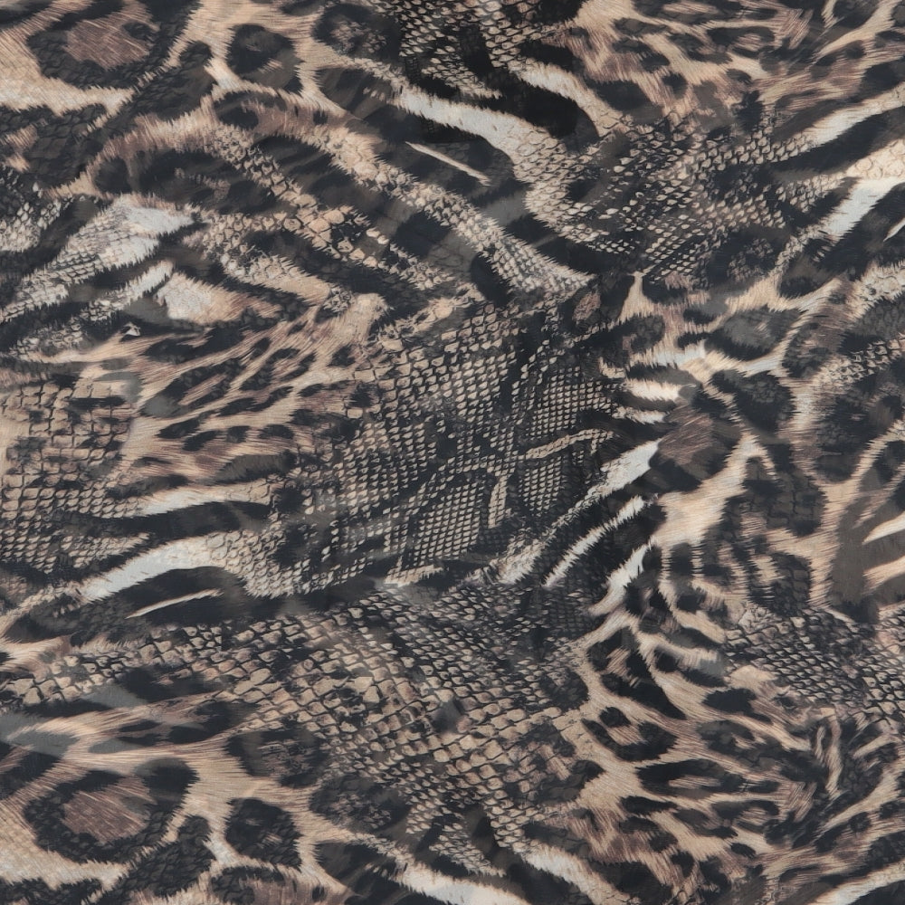 Joanna Hope Womens Multicoloured Animal Print  Basic Blouse Size 24