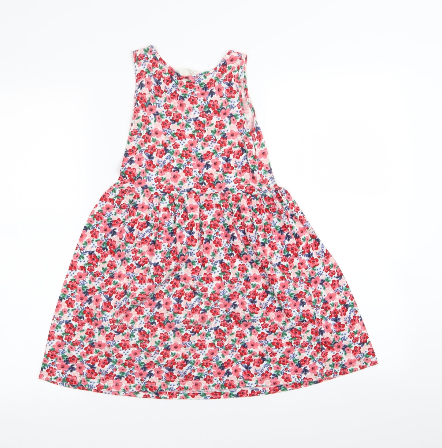 H&M Girls Multicoloured Floral  Fit & Flare  Size 7-8 Years