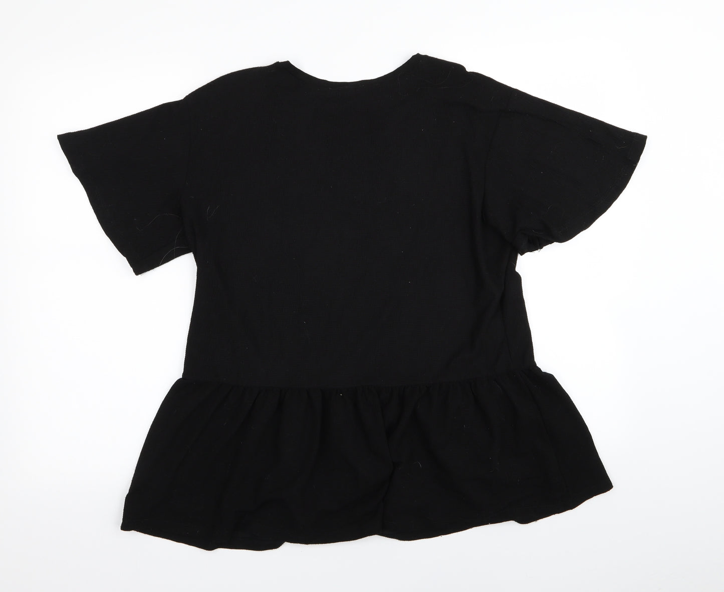 New Look Womens Black   Basic T-Shirt Size 14