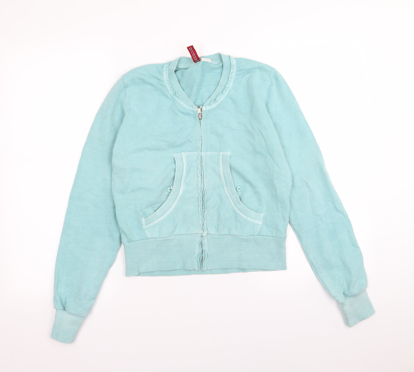 Divided by H&M Womens Blue   Full Zip Jumper Size 10