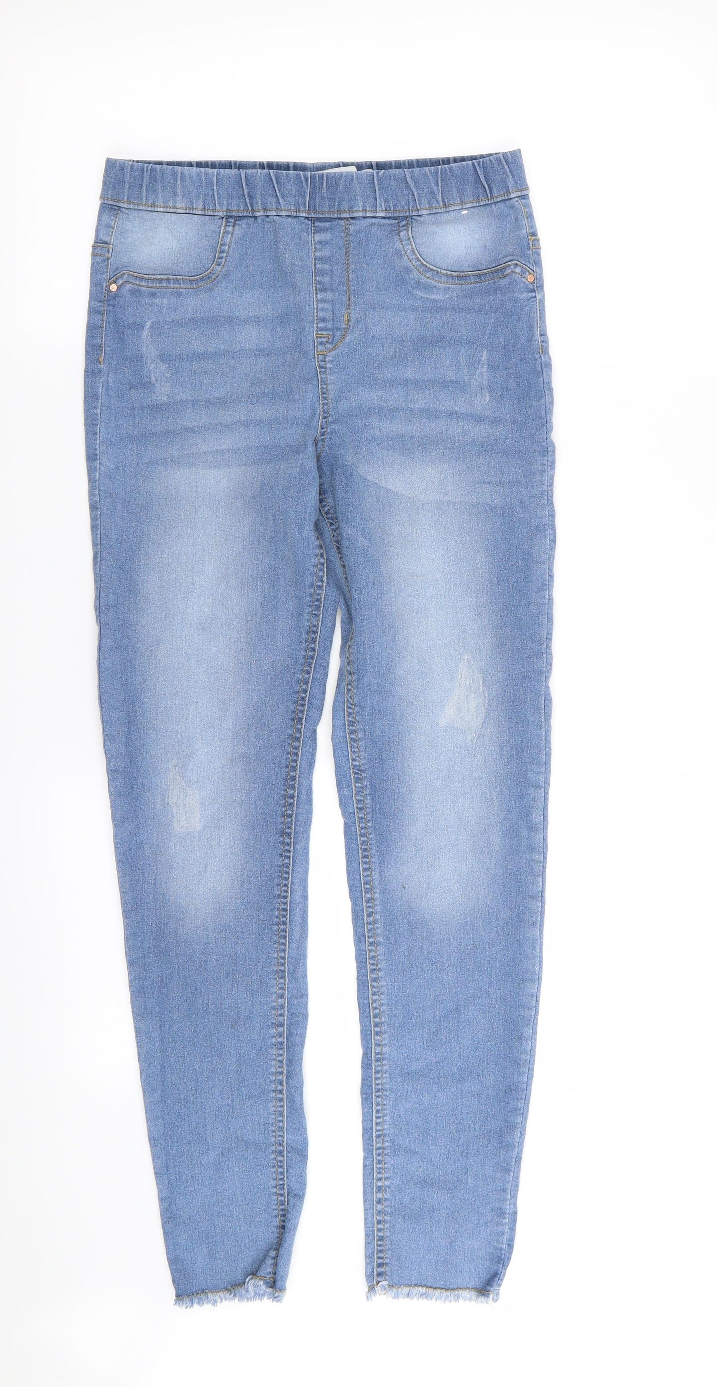 DENIM AND CO Girls Blue   Jegging Trousers Size 12-13 Years