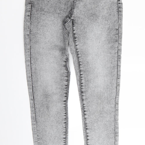 DENIM AND CO Womens Grey   Skinny Jeans Size 8 L30 in