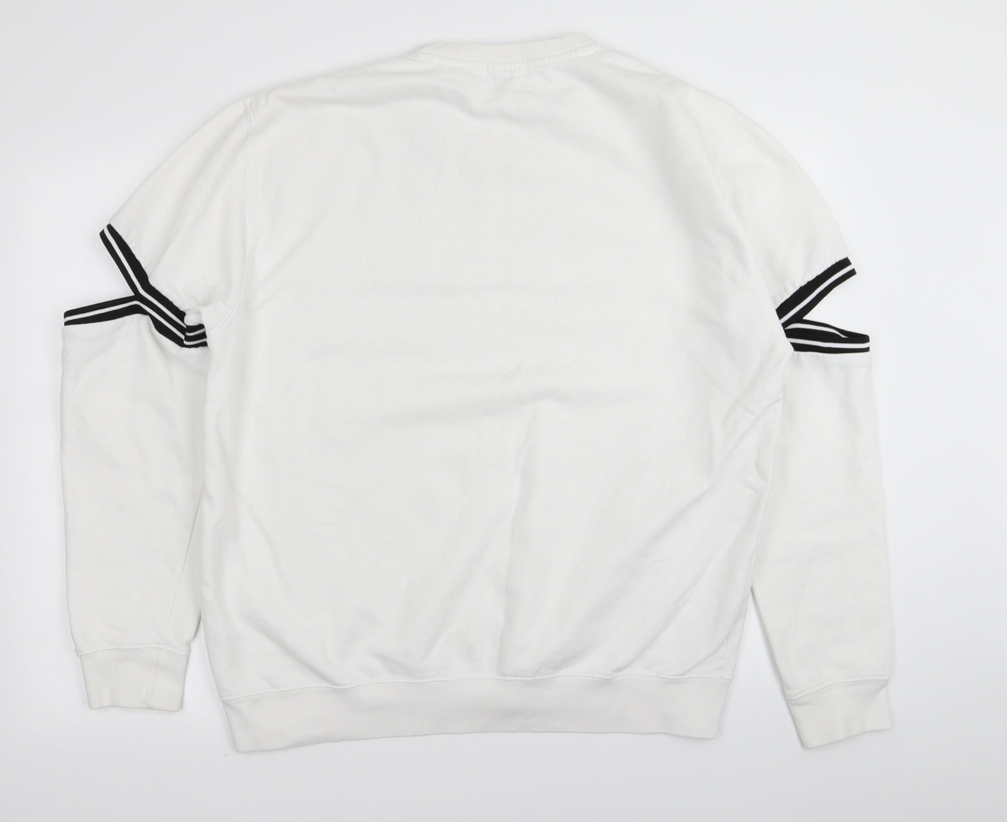 Baziic Womens White   Pullover Jumper One Size