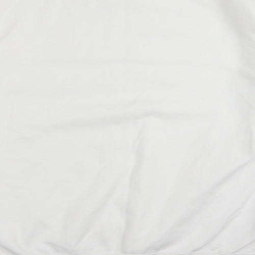 Baziic Womens White   Pullover Jumper One Size