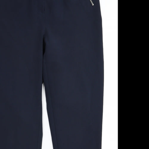 by very Womens Blue   Trousers  Size 12 L29 in