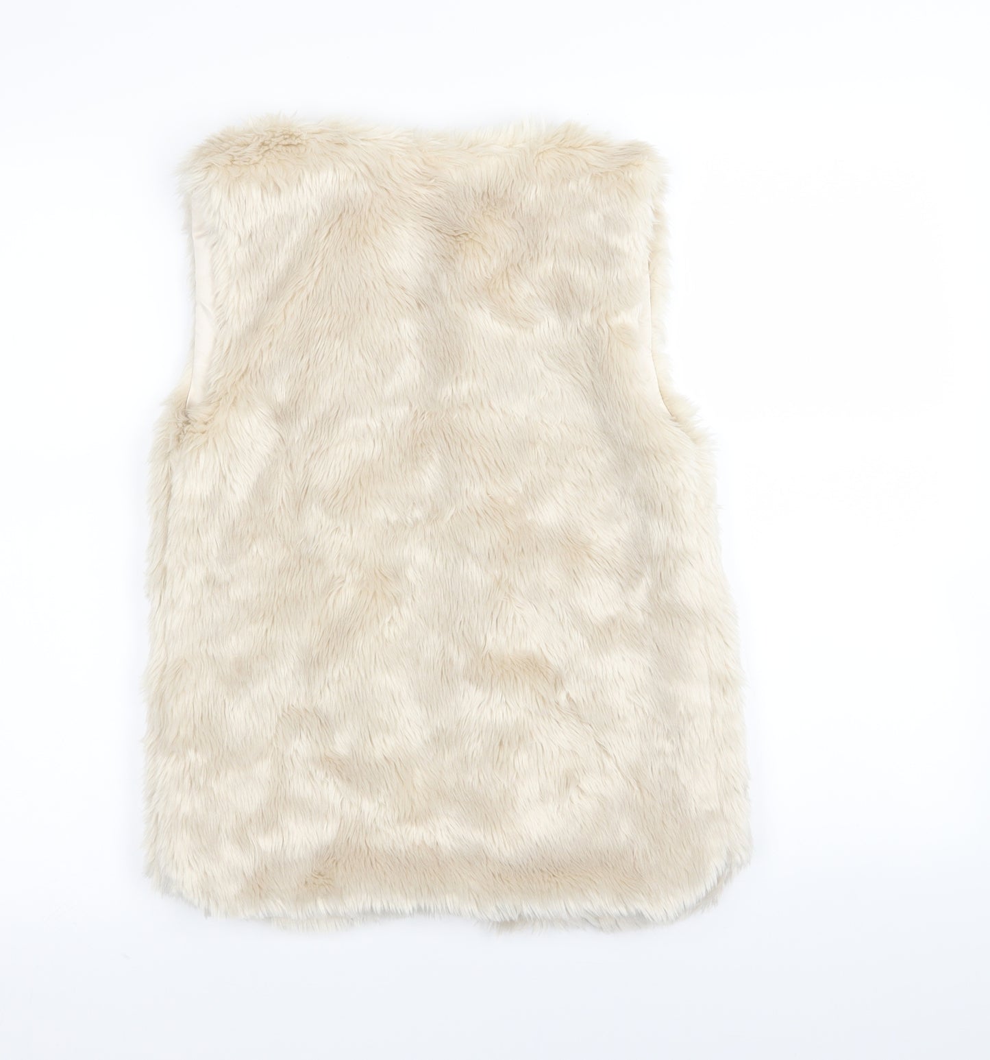 Primark Girls White   Gilet Jacket Size 9-10 Years  - Fur jacket