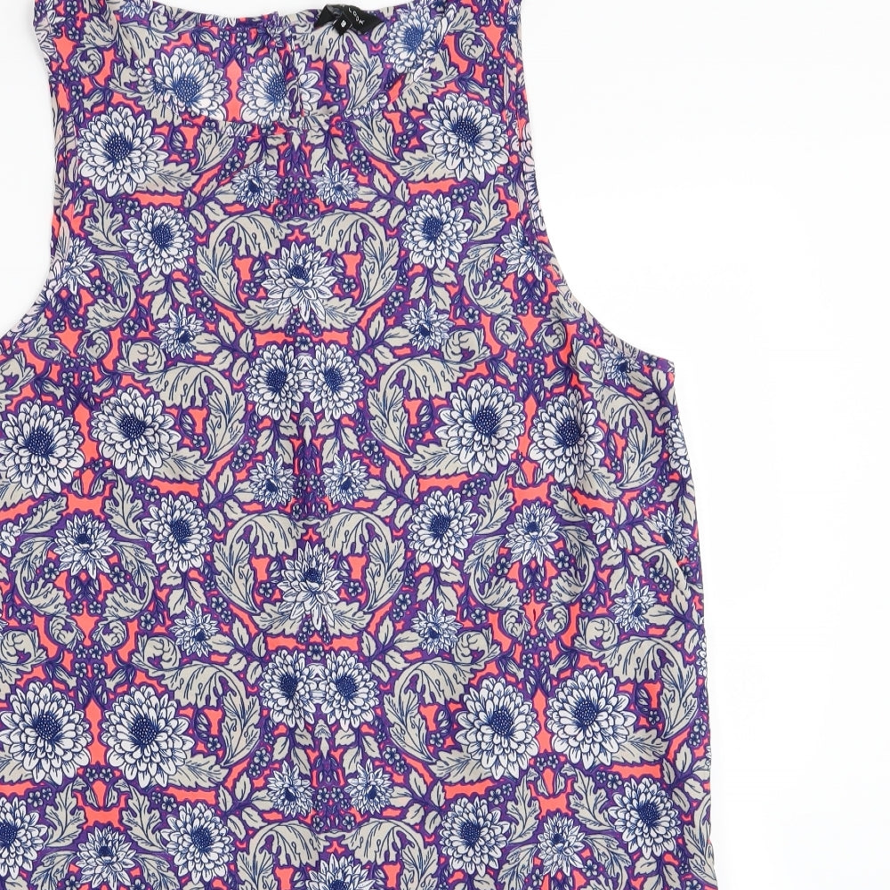 New Look Womens Multicoloured Geometric  A-Line  Size 18