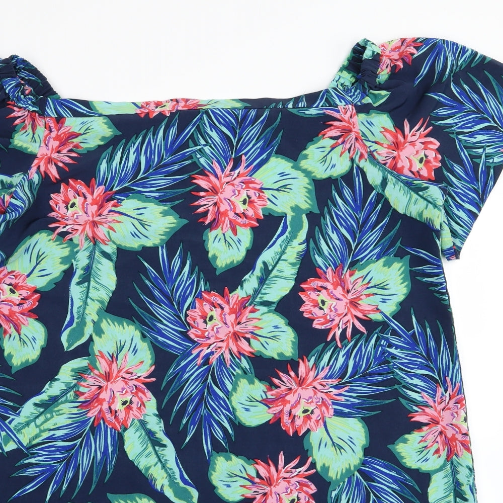 Asda George Womens Multicoloured Floral  Fit & Flare  Size 18