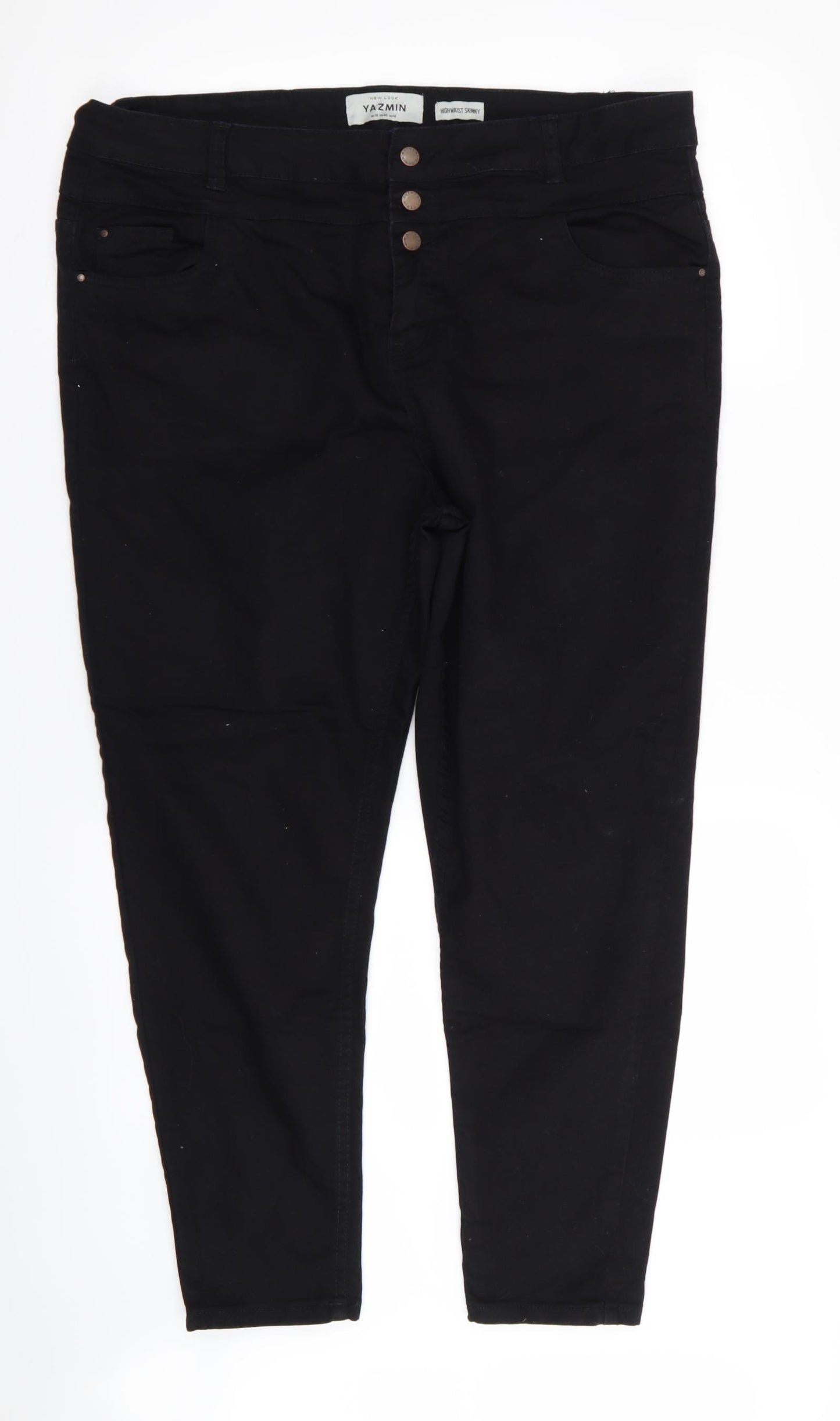 New Look Womens Black   Skinny Jeans Size 18 L27 in