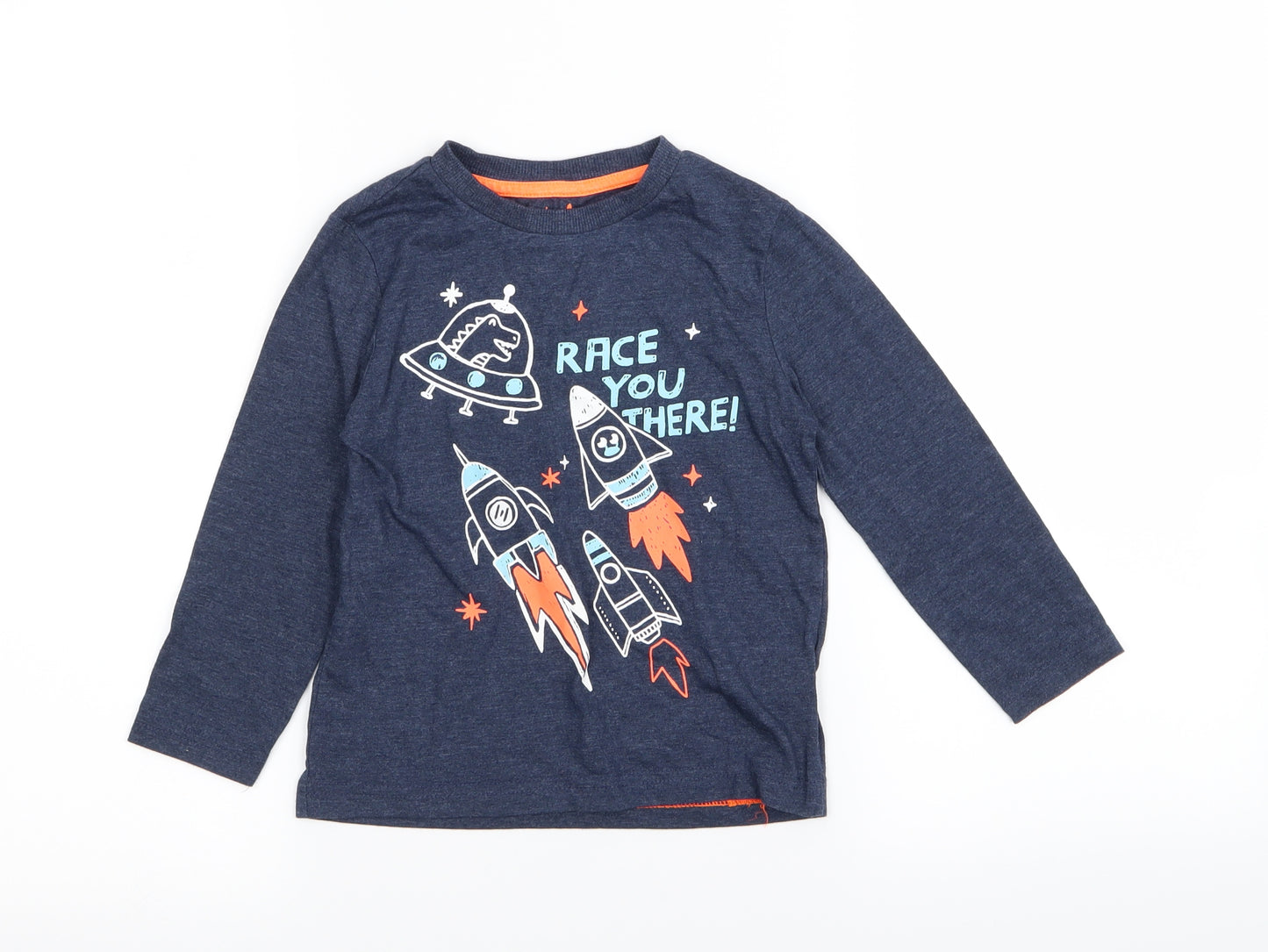 F&F Boys Blue   Basic T-Shirt Size 3-4 Years