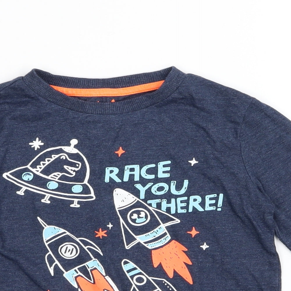 F&F Boys Blue   Basic T-Shirt Size 3-4 Years