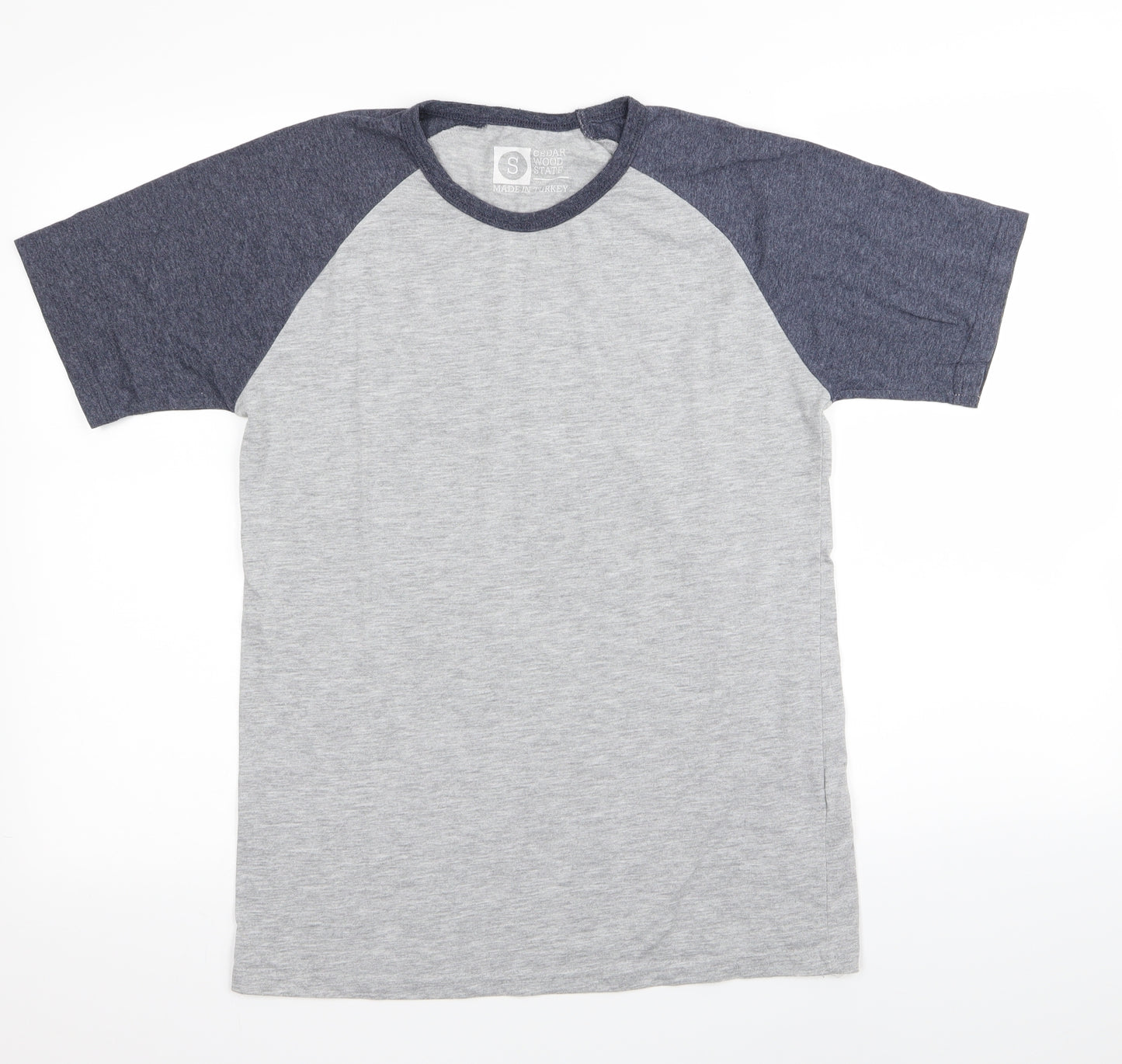 Cedar Wood State Mens Grey    T-Shirt Size S