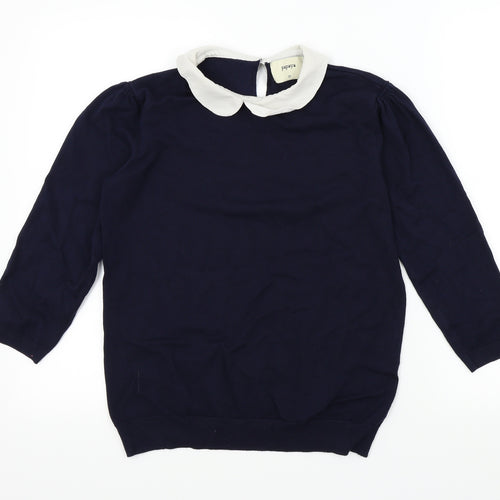 Papaya Womens Blue   Pullover Jumper Size 10