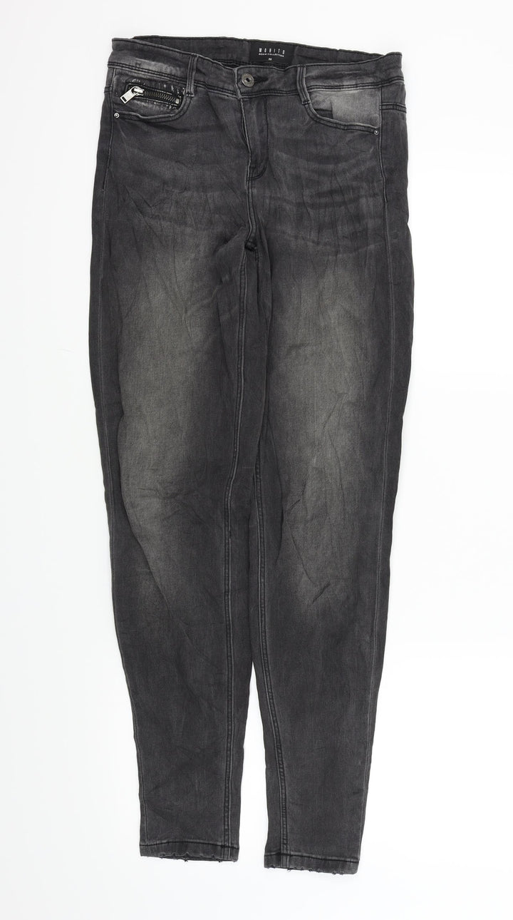 MOHITO Womens Black Skinny Jeans Size 36 in L30 in