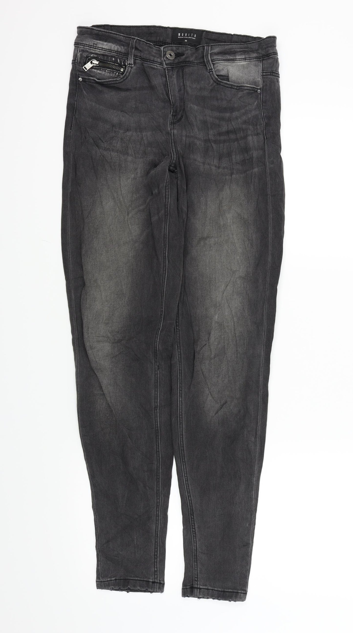 MOHITO Womens Black   Skinny Jeans Size 36 in L30 in