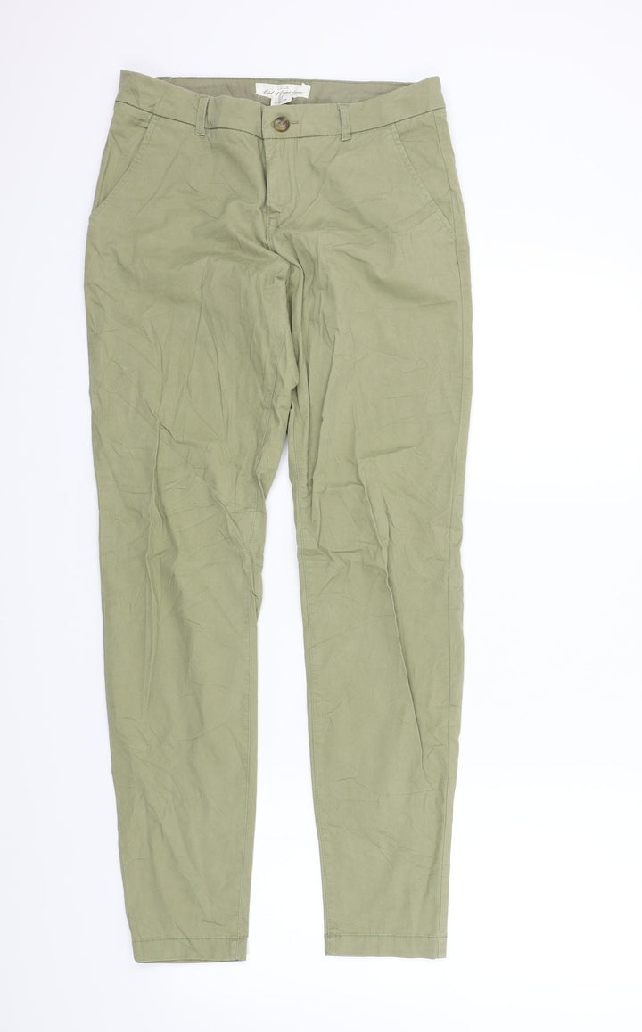 H&M Womens Beige   Trousers  Size 36 L29 in