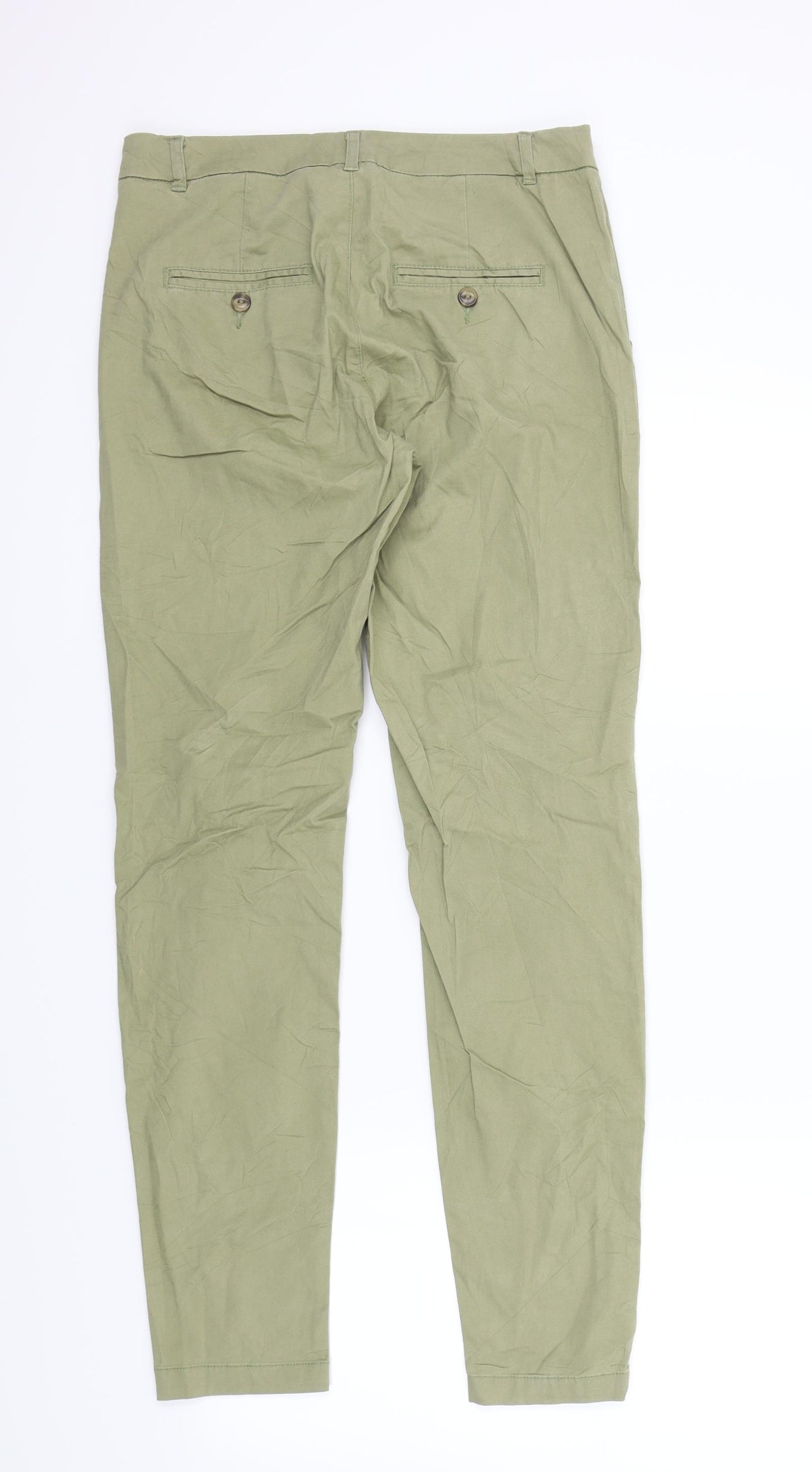 H&M Womens Beige   Trousers  Size 36 L29 in