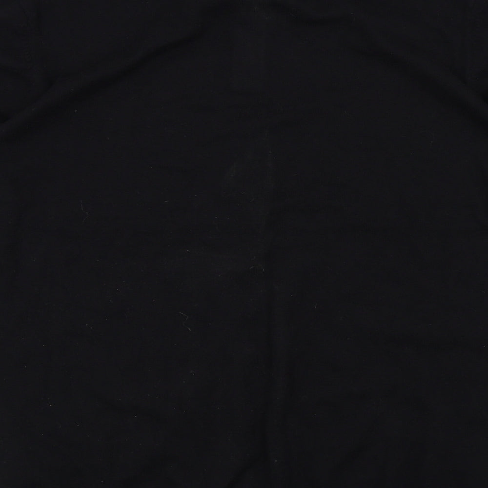 Kensington Mens Black   Pullover Jumper Size M  - shirt collar insert