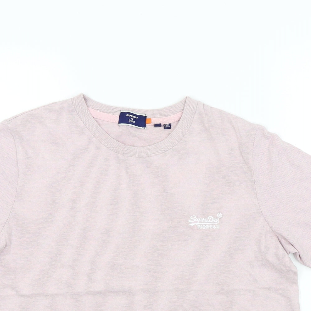 Superdry Womens Pink   Basic T-Shirt Size 12
