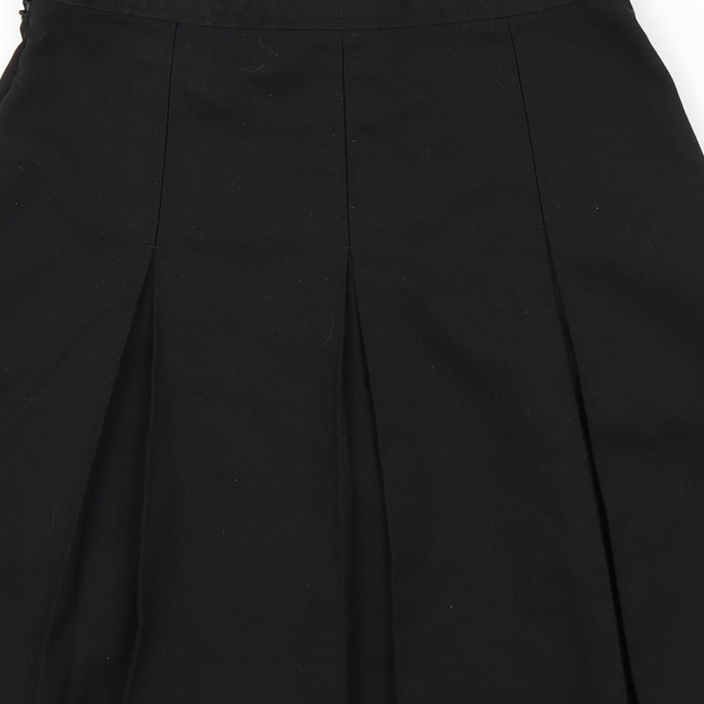 M&S Girls Black   A-Line Skirt Size 11-12 Years