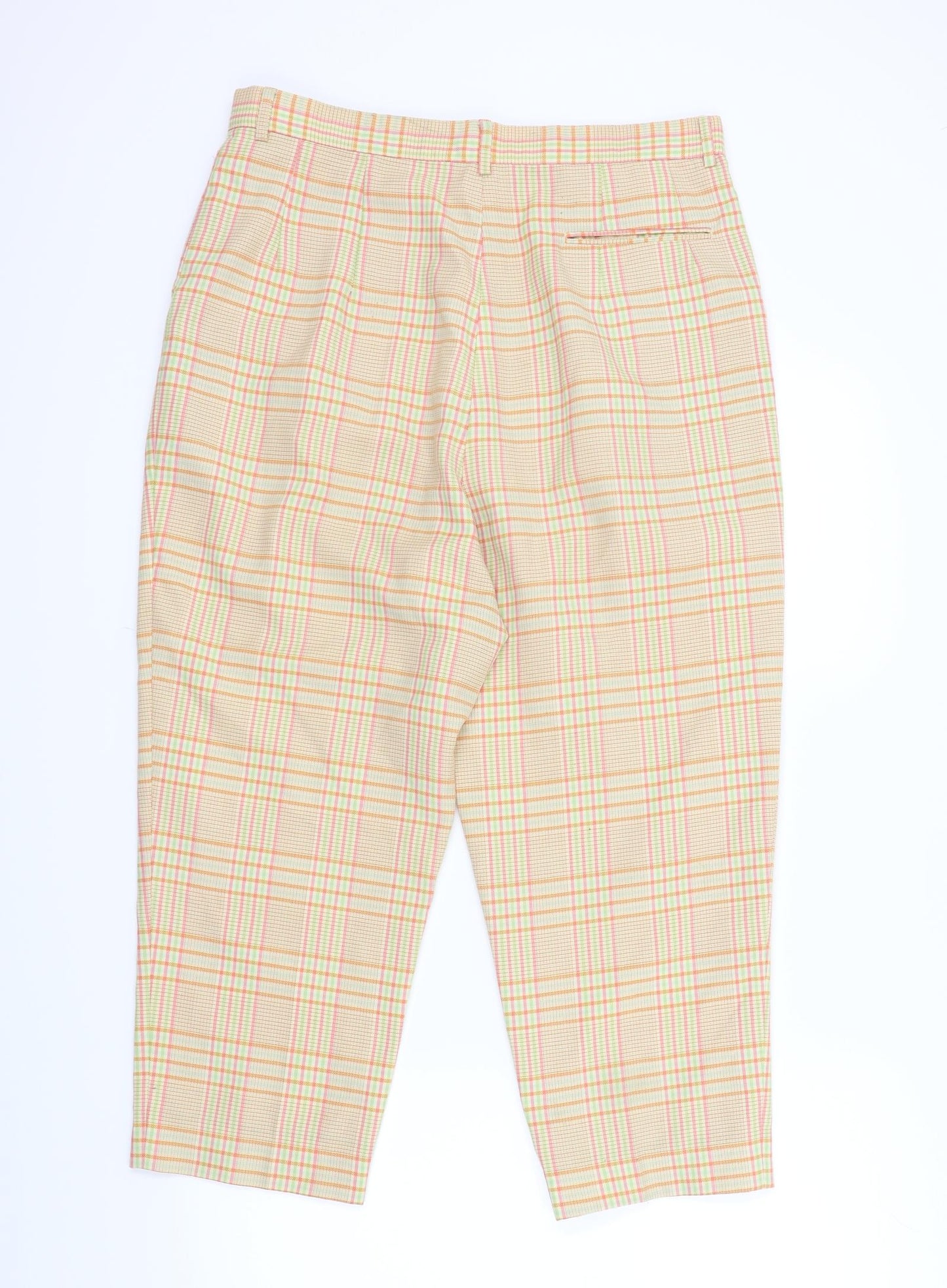 Rhino Womens Multicoloured Check  Trousers  Size 12 L21 in