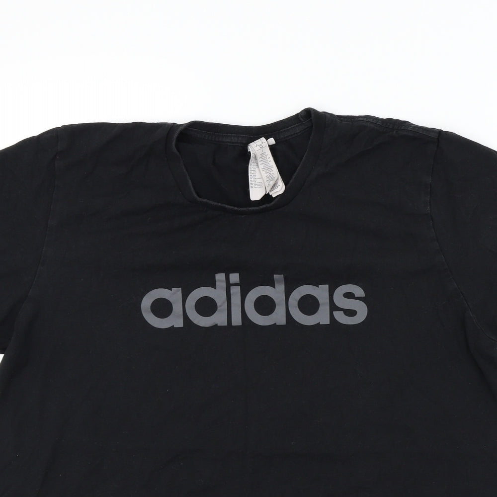 adidas Mens Black    T-Shirt Size M  - ADIDAS