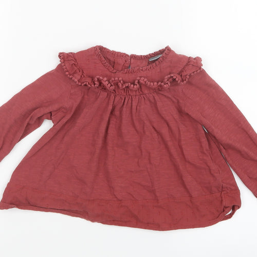 NEXT Girls Red   Shirt Dress  Size 18-24 Months