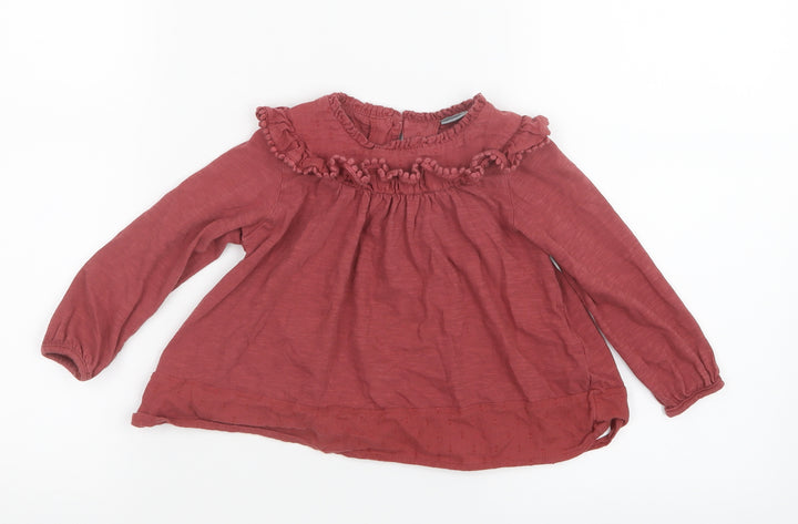 NEXT Girls Red   Shirt Dress  Size 18-24 Months