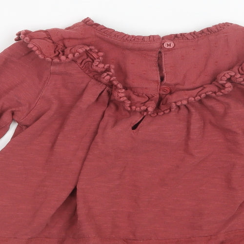 NEXT Girls Red   Shirt Dress  Size 18-24 Months