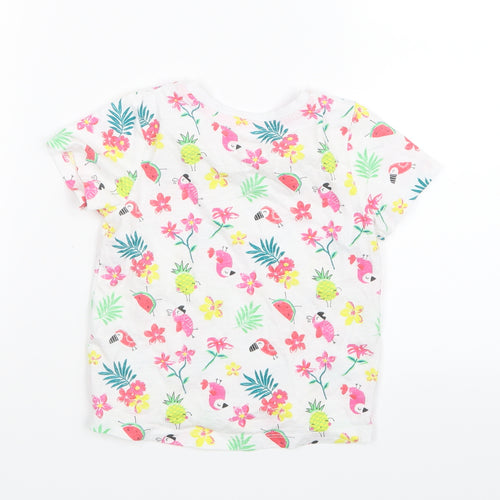 Matalan  Red Geometric  Basic T-Shirt Size 18-24 Months