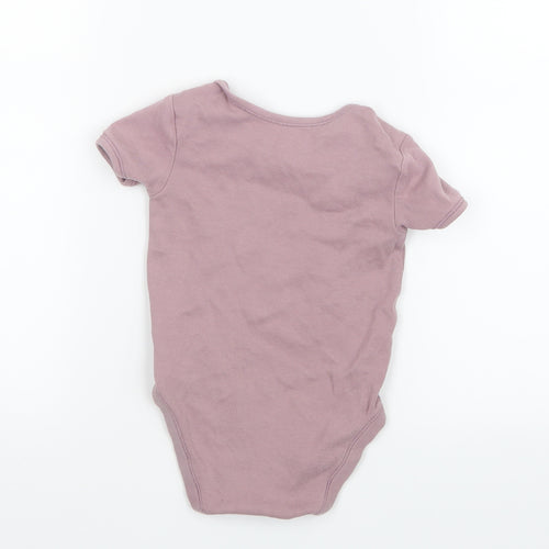 George Girls Purple   Basic T-Shirt Size 2-3 Years  - Babygrow