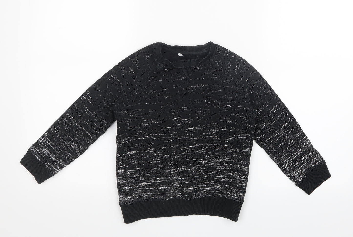 Marks and Spencer Boys Black   Pullover Jumper Size 5-6 Years