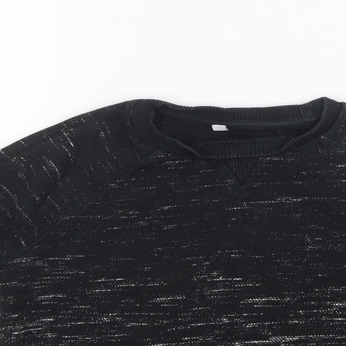 Marks and Spencer Boys Black   Pullover Jumper Size 5-6 Years