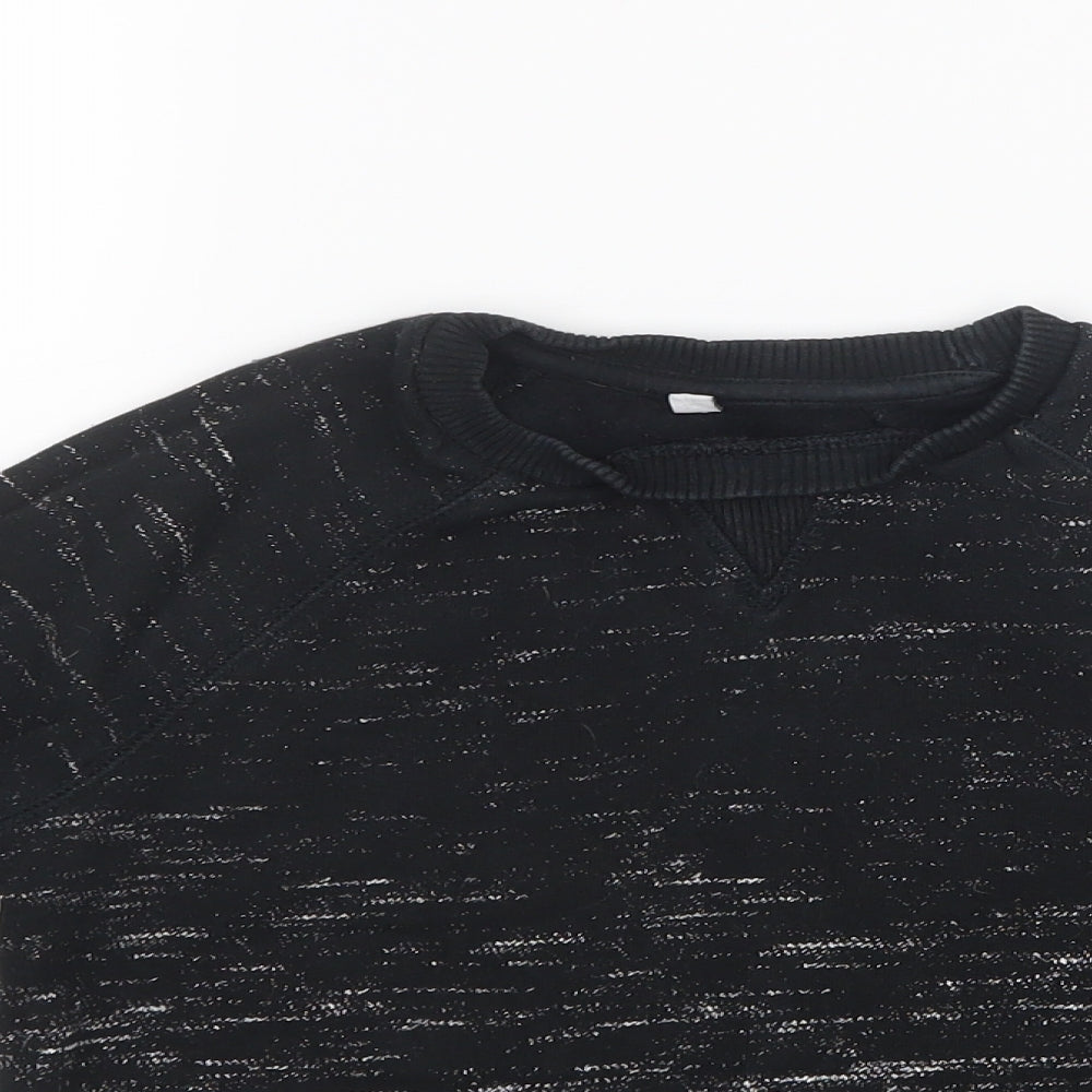 Marks and Spencer Boys Black   Pullover Jumper Size 5-6 Years
