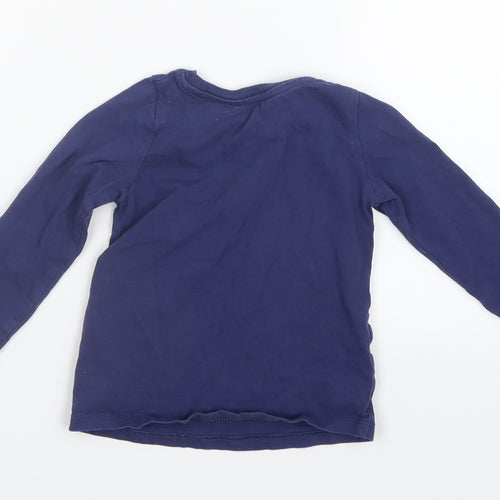 Nutmeg Girls Blue   Basic T-Shirt Size 2-3 Years