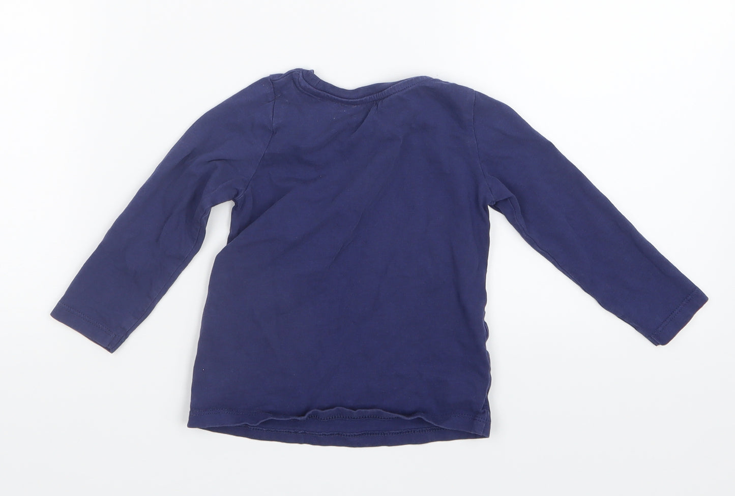 Nutmeg Girls Blue   Basic T-Shirt Size 2-3 Years